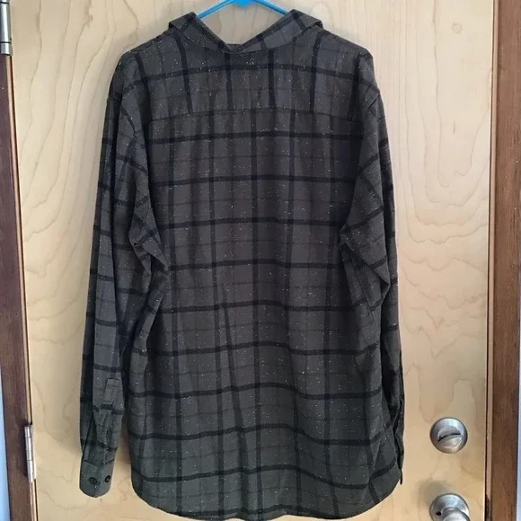 Calibrate Long Sleeve flannel - Green - XL - Picture 3 of 7